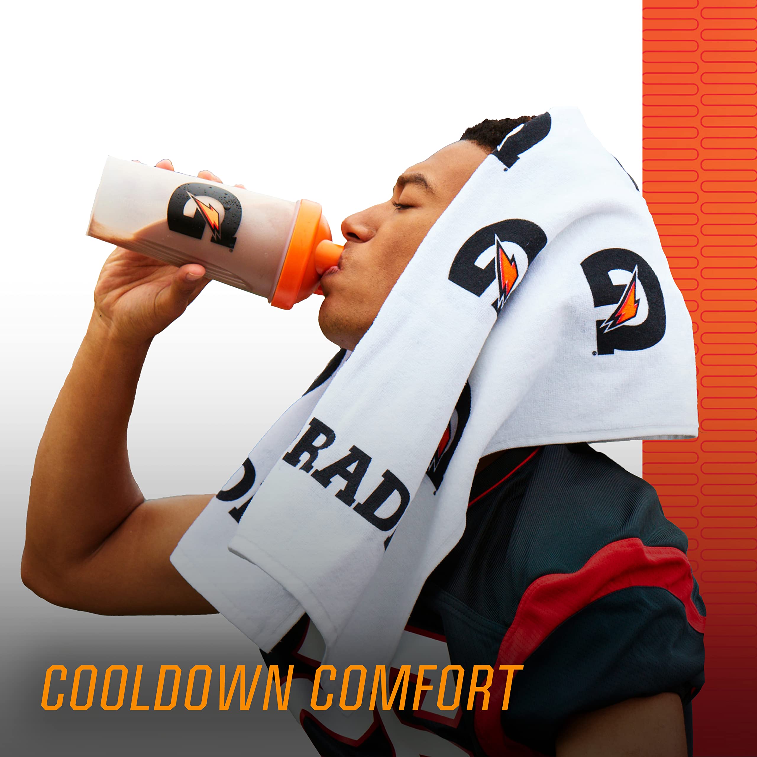 Foto 6 | Toalla Gatorade Sideline Blanca 39x21 Cm 100% Algodón - Venta Internacional.