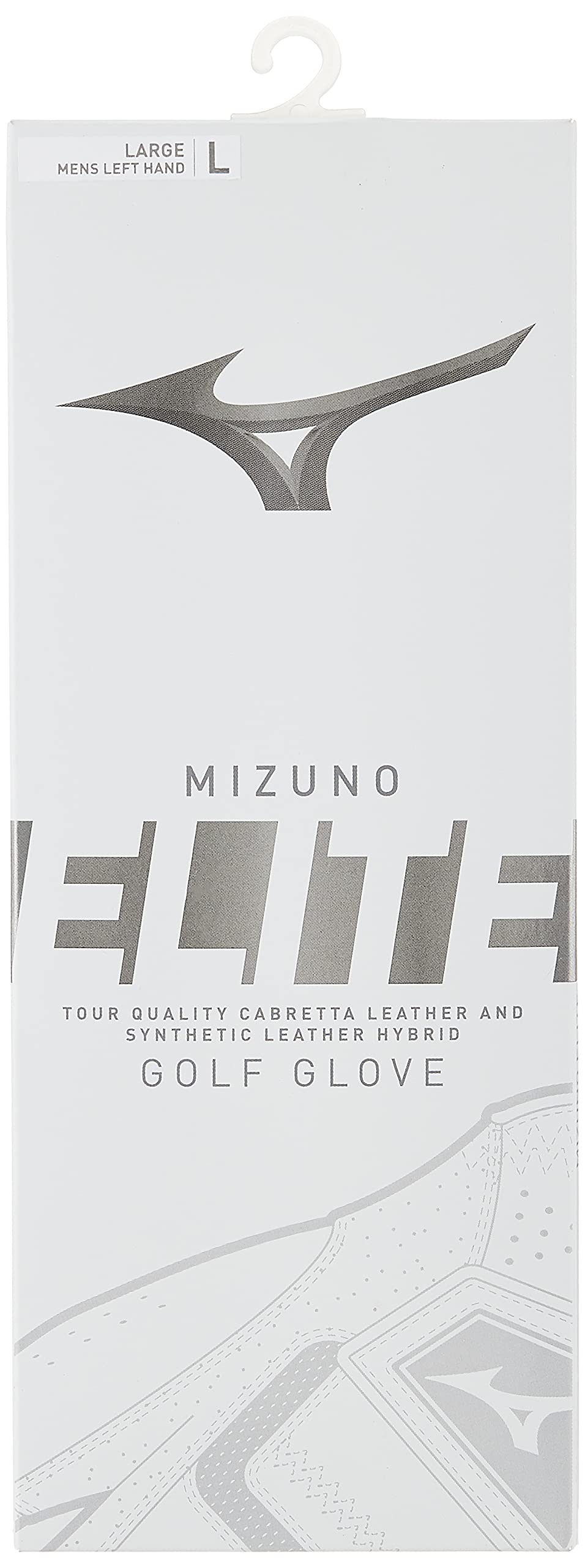 Foto 4 pulgar | Guante De Golf Mizuno Elite 2020  Blanco/negro  Talla Grande  Mano Izquierda - Venta Internacional.