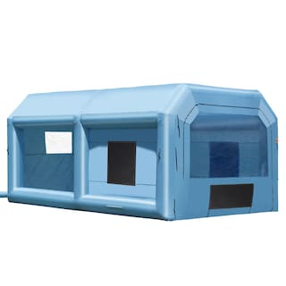 Foto 1 | Cabina De Pintura Inflable Vevor 21 X 13.5 X 9.8 Pies Con Ventilador - Venta Internacional.