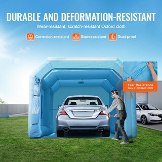 Foto 4 | Cabina De Pintura Inflable Vevor 21 X 13.5 X 9.8 Pies Con Ventilador - Venta Internacional.