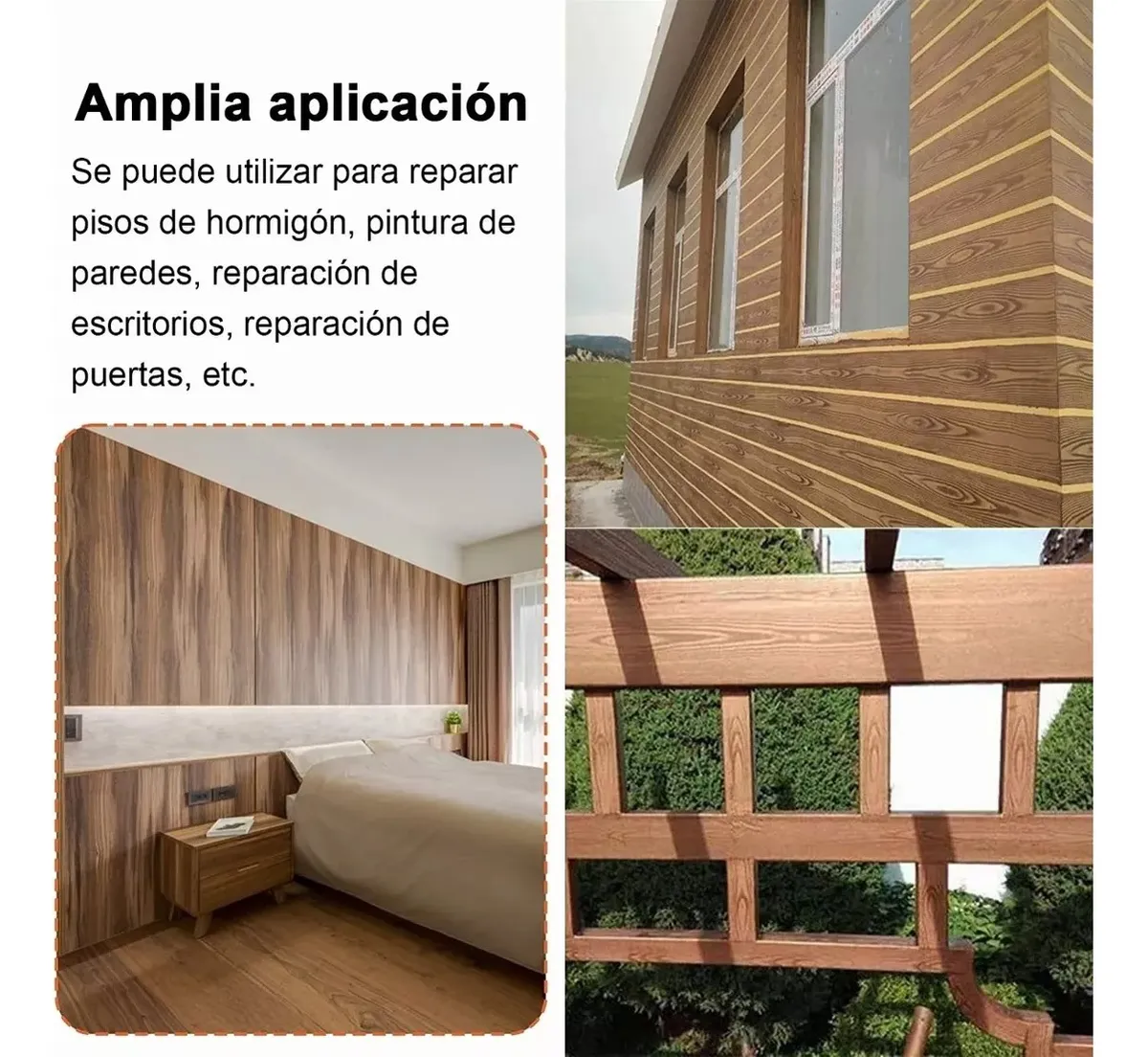 Foto 5 | Veteador Para Pintar Belug  Con Acabado Imitación Madera Kit 8 Pzs Rojo Azul