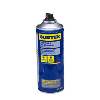 Foto 1 | Pintura En Aerosol 400 Ml Color Aluminio Surtek