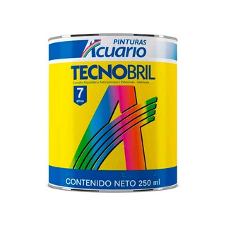 Foto 1 | Esmalte Alquidalico Acuario 250 Ml Negro Mate (tecnobril)