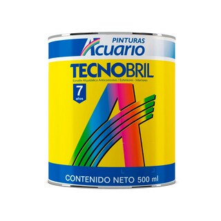 Foto 1 | Esmalte Alquidalico Acuario 500 Ml Negro Mate (tecnobril)