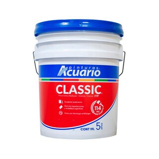 Foto 1 | Pintura Vinil Acrilica Acuario 19 Lt Blanco (itp Classic)
