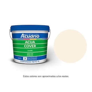 Foto 1 | Pintura Vinil Acrílica Lavable Pinturas Acuario Acua Cover Color Arena 4lt
