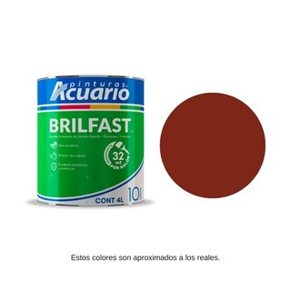 Foto 1 | Pintura Esmalte Bril Fast Rojo Oxido 4lt.