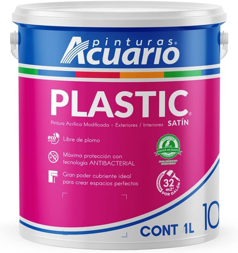 Pintura Cover Plastic  Blanco 1lt.