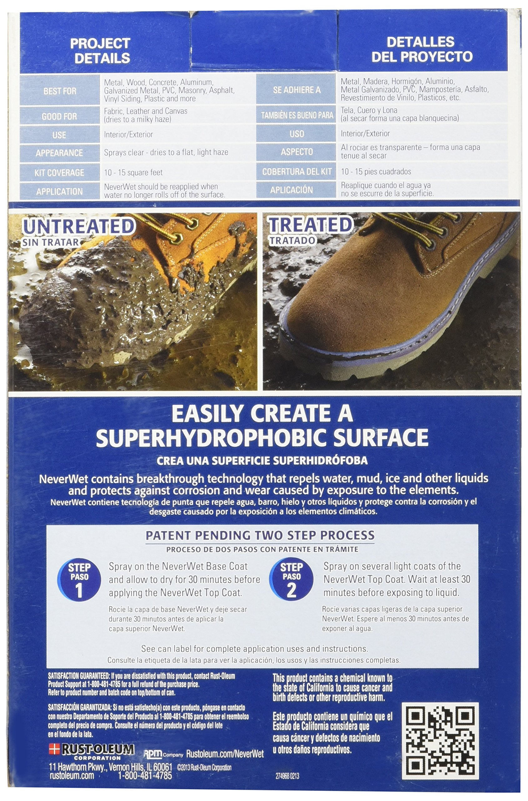 Foto 3 pulgar | Tratamiento Repelente: Capa Base Y Capa Superior Rust-oleum - Venta Internacional.
