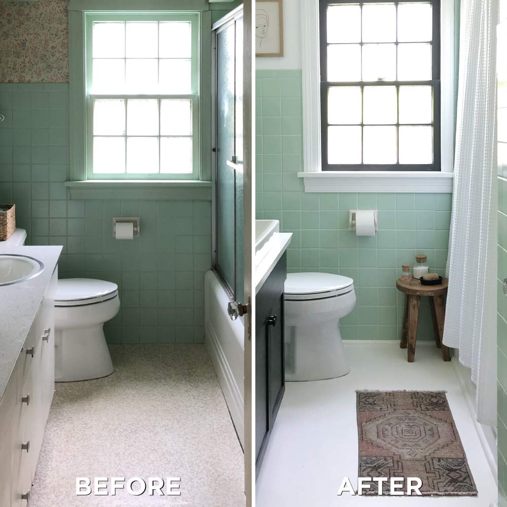 Foto 4 | Kit De Revestimiento De Suelo Rust-oleum 367591 Para Interiores Del Hogar, Color Blanco Mate - Venta Internacional.