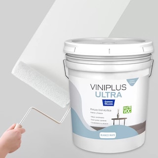Foto 2 | Pintura Vinil Plus Vinil-acrílica Sherwin Williams Blanca 19 L