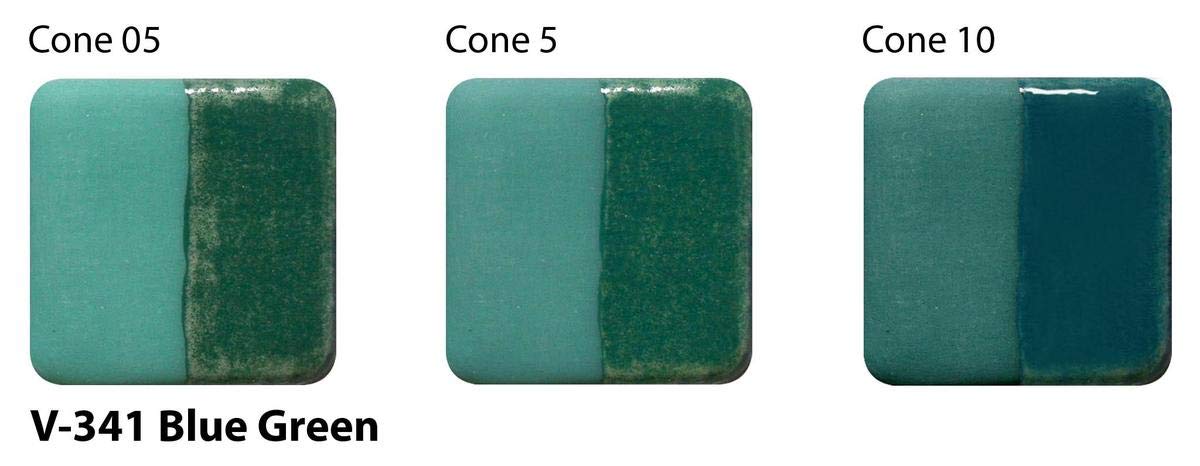 Foto 3 pulgar | Underglaze Amaco Velvet V-341, Azul Y Verde, 473 Ml - Venta Internacional.