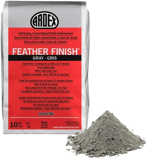 Foto 3 pulgar | Bolsa De 4,54 Kg Con Acabado De Plumas Underlayment Ardex Feather Finish - Venta Internacional.