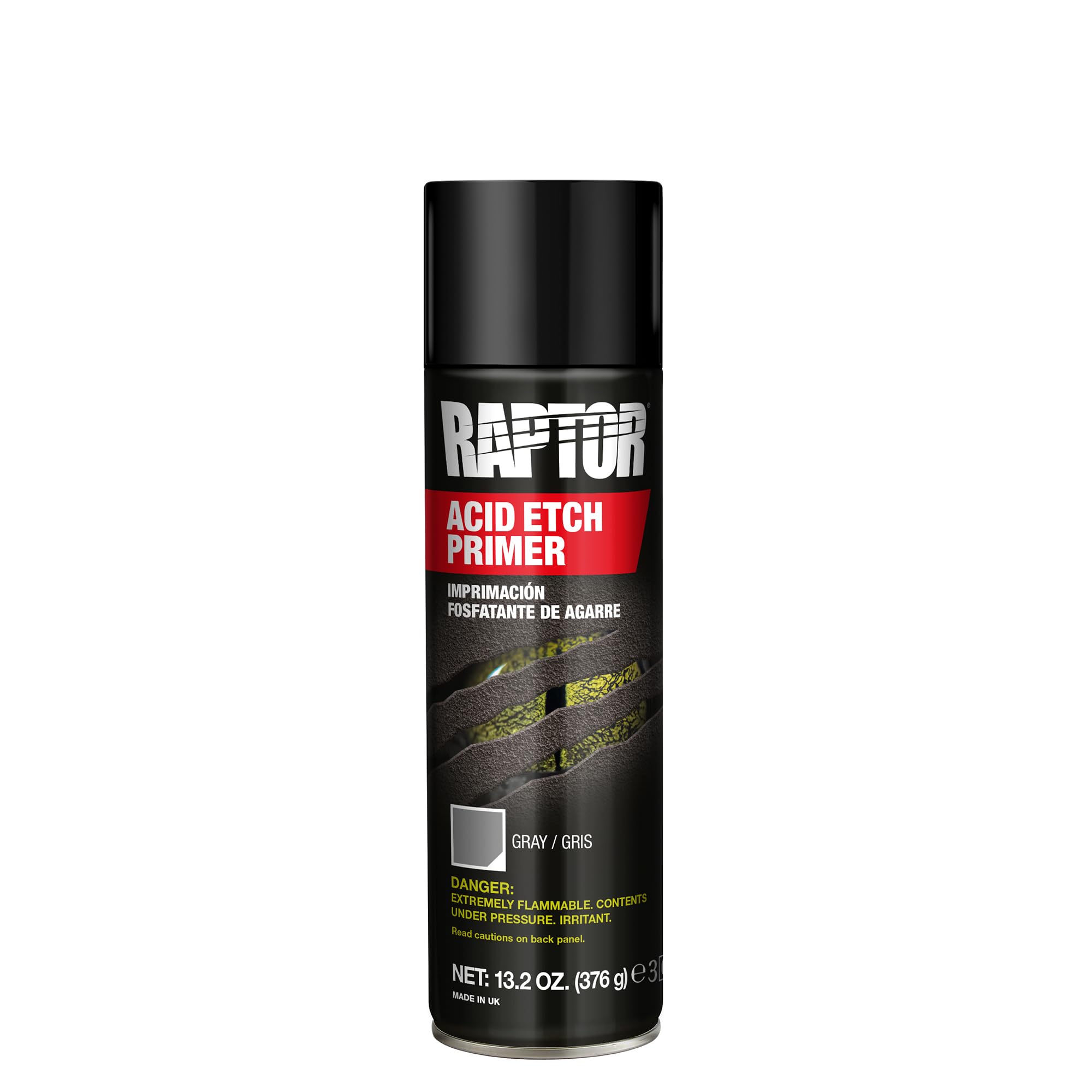 Foto 2 pulgar | Primer en Aerosol Acid Etch Primer Raptor 1k 390 Ml Gris - Venta Internacional