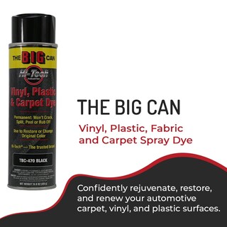 Foto 2 | Tinte En Aerosol Hi-tech Big Can De Vinilo, Plástico, Tela, Negro, 450 Ml - Venta Internacional.