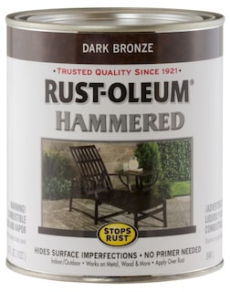 Foto 1 | Pintura Rust-oleum, Antióxido, Color Bronce Oscuro Martillado, 946 Ml - Venta Internacional.