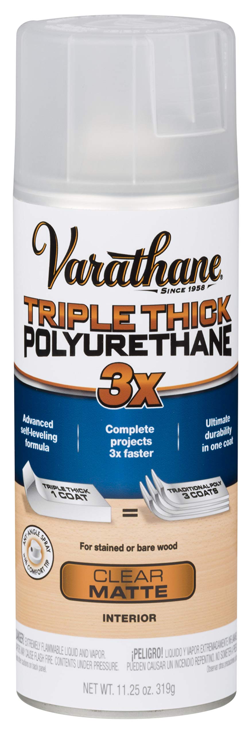 Foto 1 | Spray Para Acabado De Madera Varathane 318289, Triple Espesor, 330 Ml, Mate - Venta Internacional.