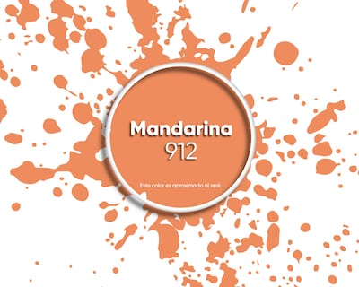 Foto 2 | Pintura Vinil Acrílica Lavable Pinturas Acuario 19 L Color Mandarina
