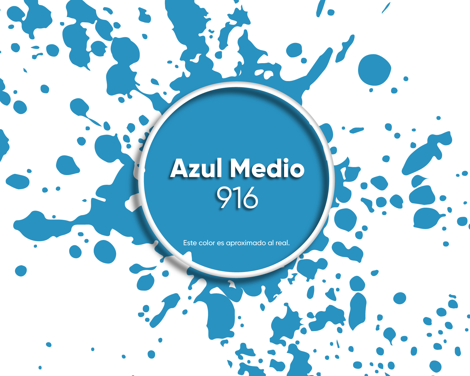 Foto 3 pulgar | Pintura Vinil Acrílica Lavable Pinturas Acuario Acua Cover 3 Años 19 Litros Exteriores Interiores color Azul medio