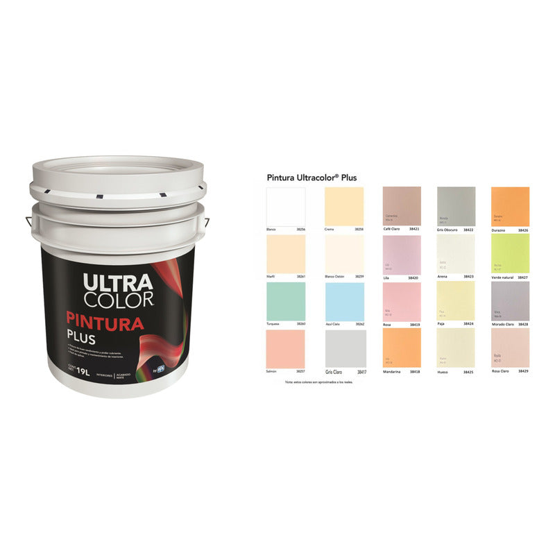 Foto 3 pulgar | Cubeta De Pintura Vinilica Acrilica Lavable 19 Litros - Color Verde Natural