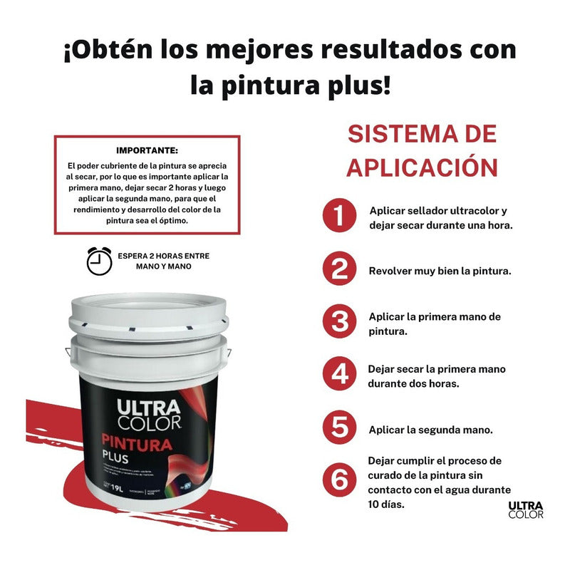 Foto 4 | Cubeta De Pintura Vinilica Acrilica Lavable 19 Litros - Color Verde Natural