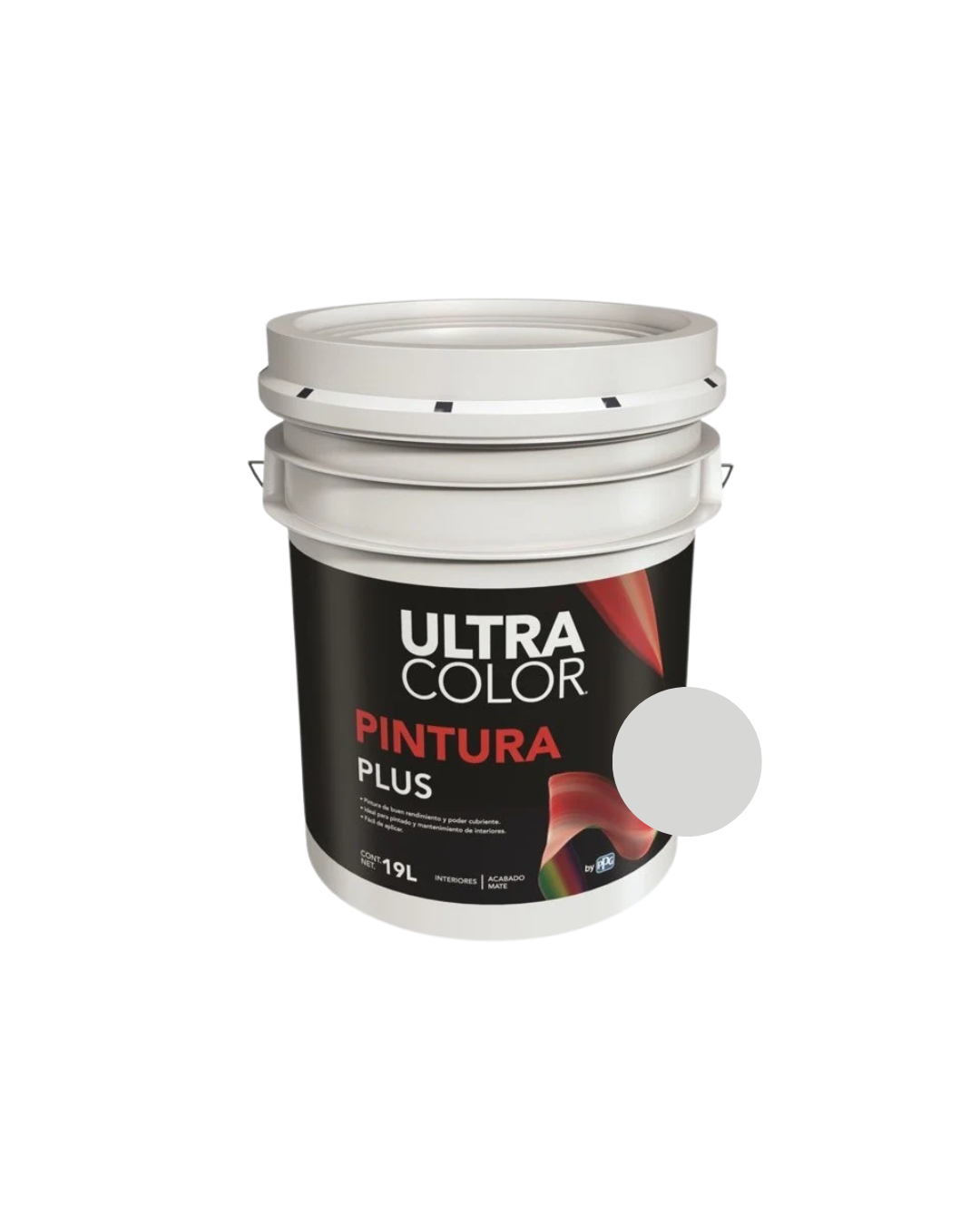 Foto 1 | Cubeta De Pintura Vinilica Acrilica Lavable 19 Litros - Color Azul Gris