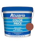 Galon De Pintura Vinilica Lavable Acuario Color Price 4lt - Color Rojo Oxido