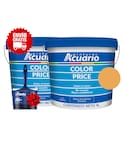Combo 2 Galones Pintura Acuario 4l Vinílica Lavable + Brocha | Envío Gratis - Color Ocre
