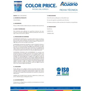 Foto 3 | Combo 2 Galones Pintura Acuario 4l Vinílica Lavable + Brocha | Envío Gratis - Color Mandarina