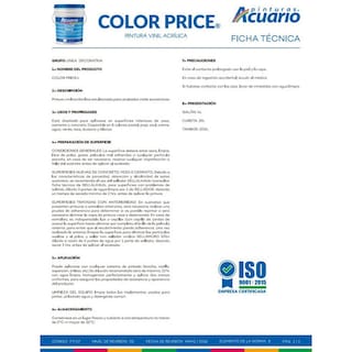 Foto 3 | Combo 2 Galones Pintura Acuario 4l Vinílica Lavable + Brocha | Envío Gratis - Color Blanco