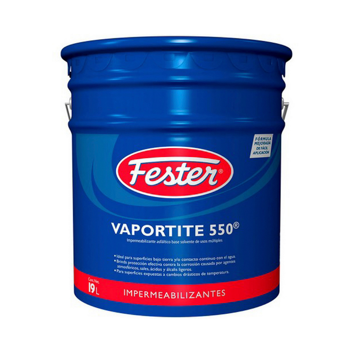 Impermeabilizante Asfaltico Fester Base Solvente 19 Lt (vaportite 550)