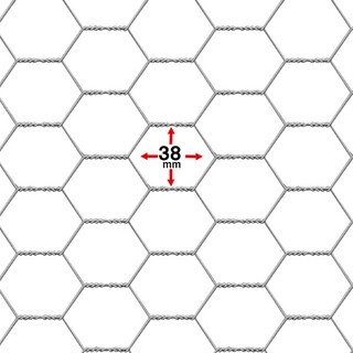 Foto 3 | Malla Hexagonal Akron Altura 1.75mts Abertura 38mm Calibre 20'' Rollo 45mts Reforzada