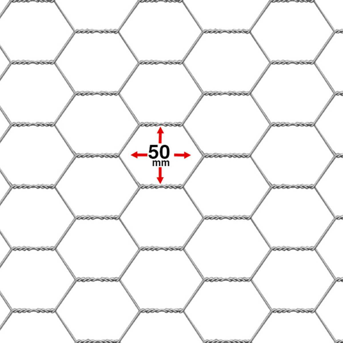 Foto 3 | Malla Hexagonal Akron Altura 1.50mts Abertura 50mm Calibre 20'' Rollo 45mts Reforzada