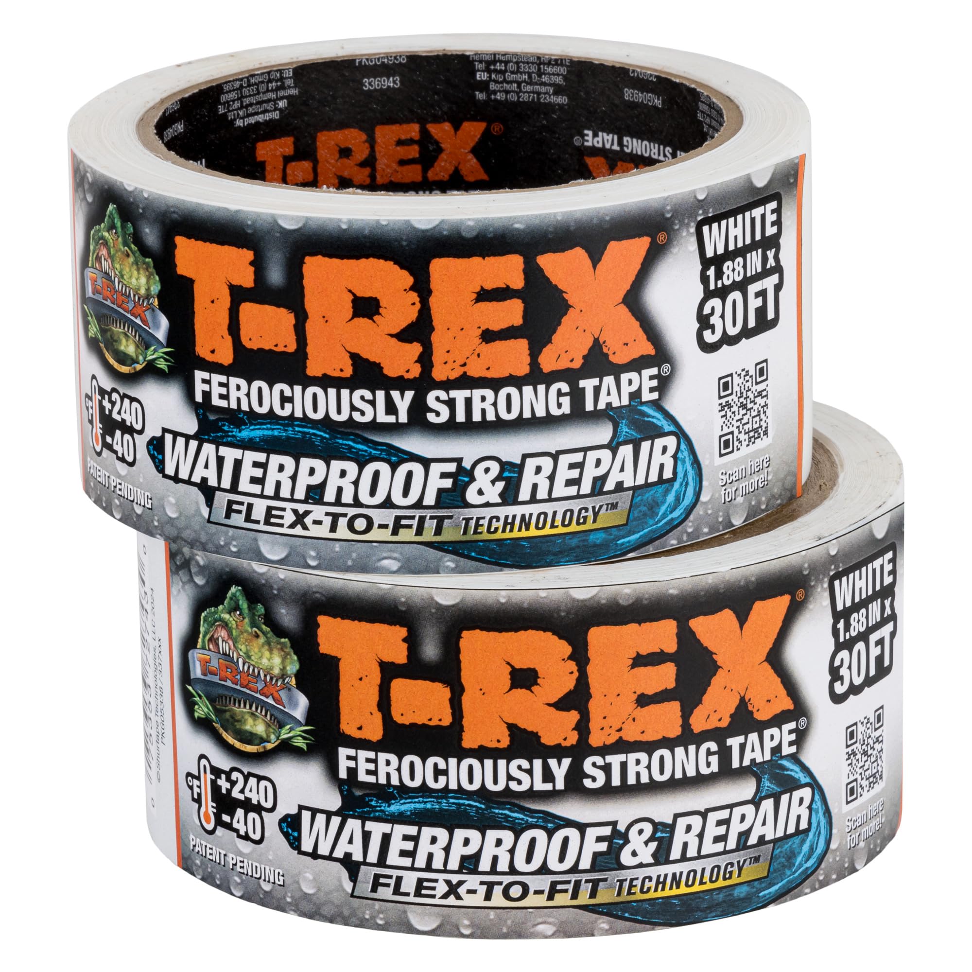 Foto 2 pulgar | Cinta Impermeable T-rex, Flexible Y Resistente, 1,88 Cm X 9,14 M, Paquete De 2 - Venta Internacional.
