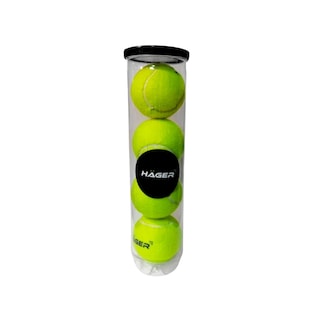 Foto 1 | Pelotas de Tenis / Pádel / Squash Hager 4 Piezas