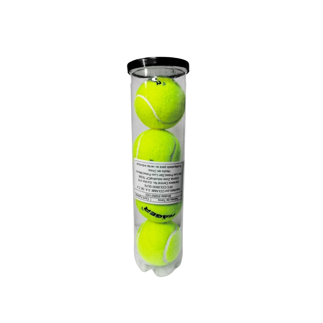 Foto 4 pulgar | Pelotas de Tenis / Pádel / Squash Hager 4 Piezas