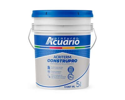 Foto 1 | Impermeabilizante Pinturas Acuario Acriterm Construpro de 19 L