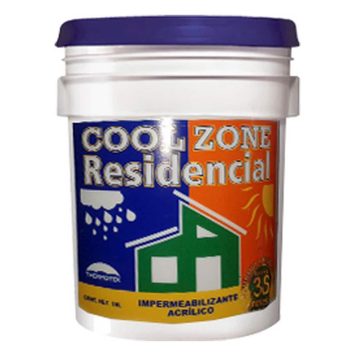 Impermeabilizante Thermotek 103005 5 Años 18 l color Blanco Cool $1,572