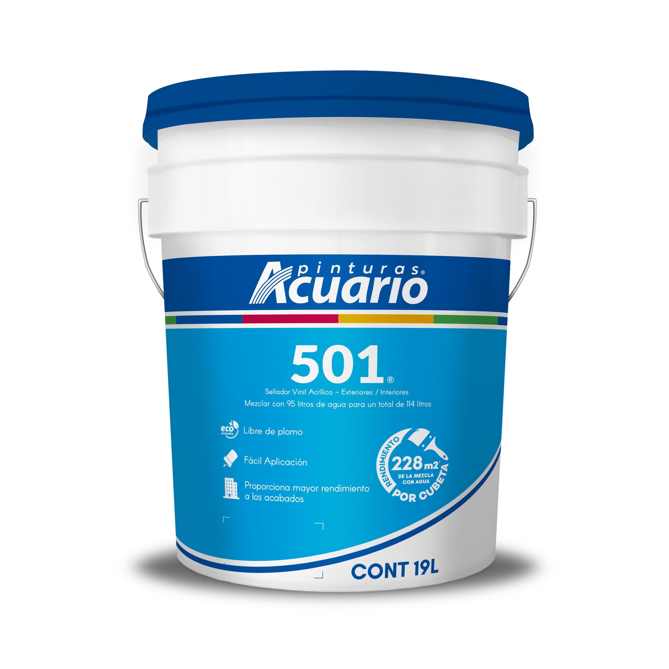 Foto 1 | Sellador Acrílico Sellamuro 501 19l