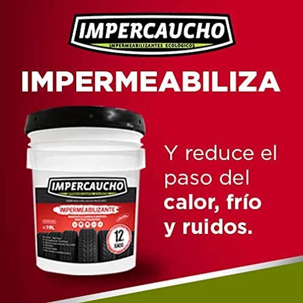 Foto 4 pulgar | Impermeabilizante Impercaucho 12 Años Original Fibratado 20m2