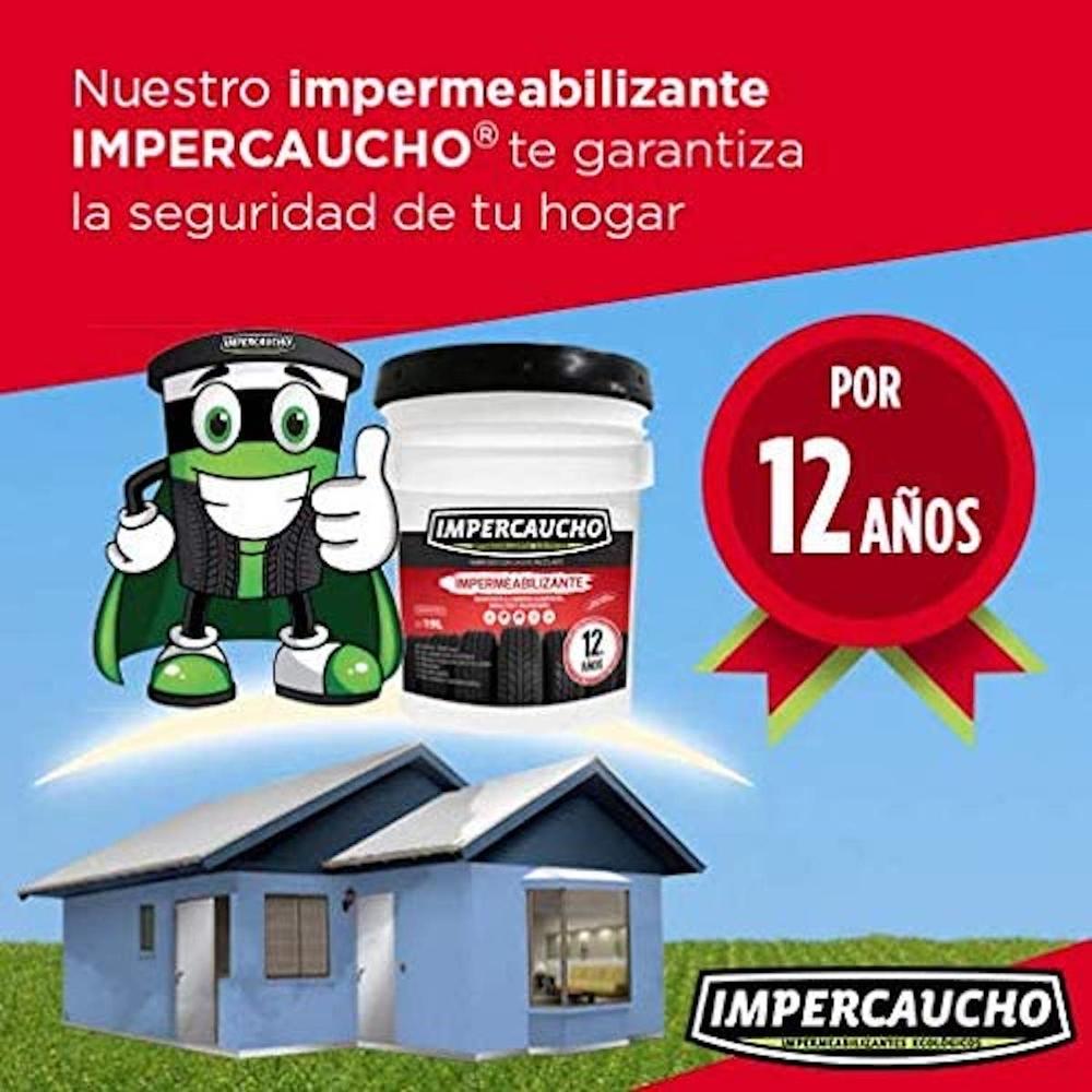 Foto 5 pulgar | Impermeabilizante Impercaucho 12 Años Original Fibratado 20m2