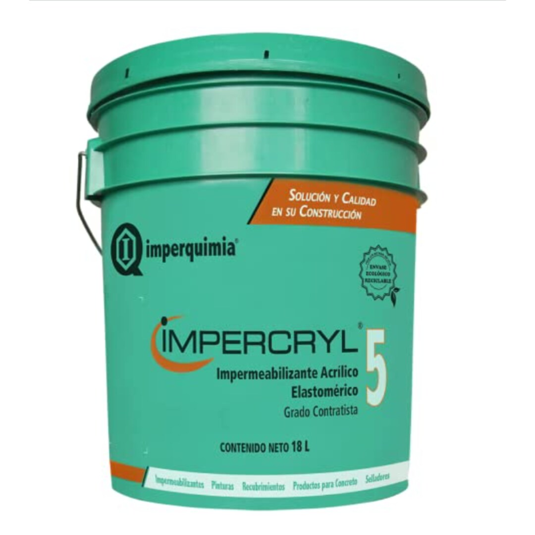 Impermeabilizante Impercryl 5 Rojo Con Duración De 5 Años $865