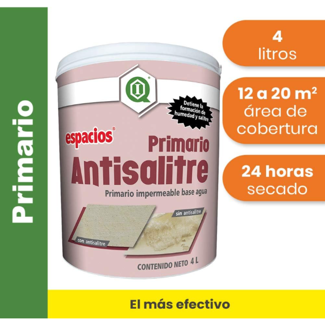 Foto 3 pulgar | Primario Antisalitre Espacios