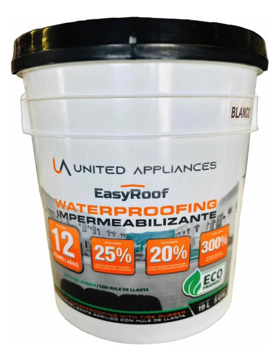 Foto 2 pulgar | Impermiabilizante Multisuperficies Easy-roof De United Appliances 19 Lt