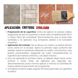 Foto 2 | Emulsión Sellador Apto Para Pisos Y Superficies Porosas Eo Safe Imports Esi-17924 Blanco