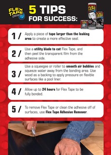 Foto 3 | Cinta Impermeable Flex Tape Max 10 Cm X 7,6 M Negra - Venta Internacional.