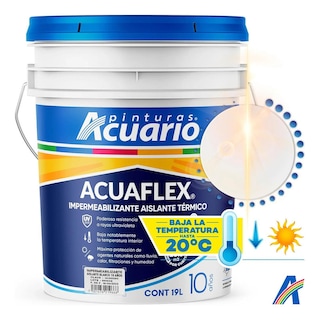 Foto 1 | Impermeabilizante Acuario Acuaflex Aislante Termico 10 Años
