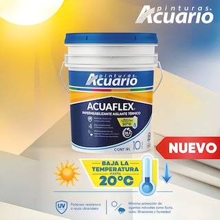 Foto 6 | Impermeabilizante Acuario Acuaflex Aislante Termico 10 Años