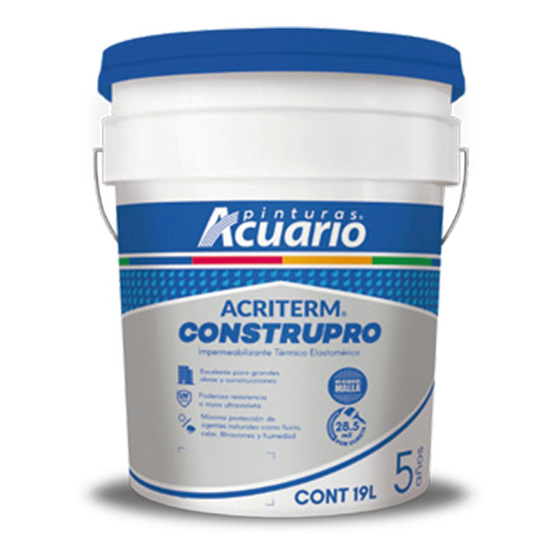 Foto 1 | Acuario Acriterm Impermeabilizante Construpro 5 Años 19 Lt - Color Terracota