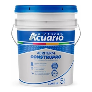 Foto 4 | Impermeabilizante Fibratado Acuario Construpro 5 Años 19lt